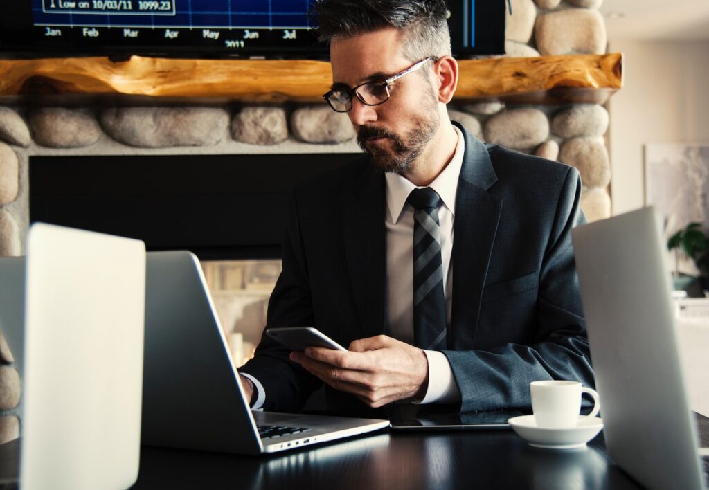 A person paying income tax to the government