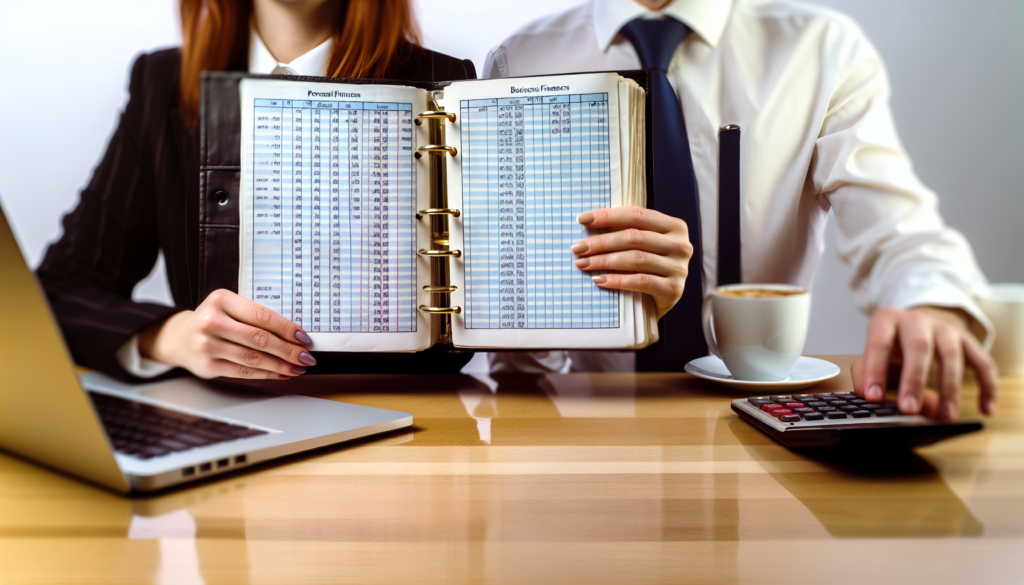 Separate bank accounts for personal and business finances
